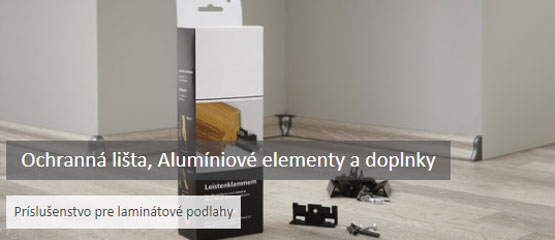 ochranna lista, aluminiove elementy a doplnky